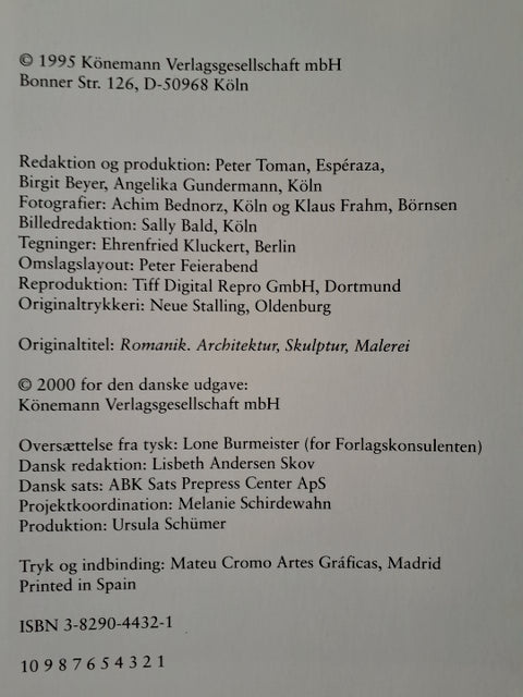 Bog: Romansk Kunst